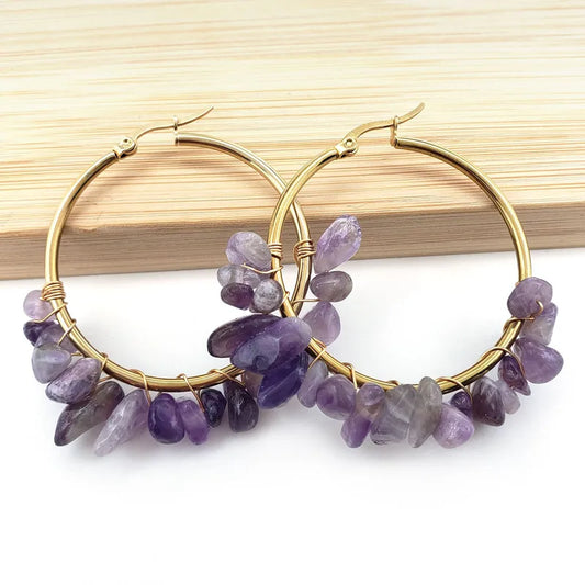 Crystal Personalities Hoops