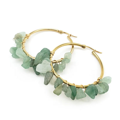Crystal Personalities Hoops