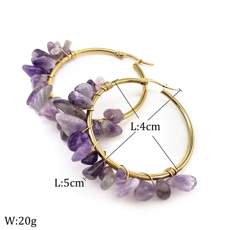 Crystal Personalities Hoops